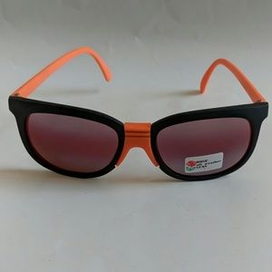 Vintage cats style neon orange supervision eyewear